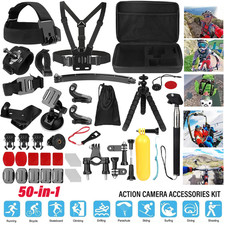 50 in 1 Action Camera Accessories Kit Compatible with GoPro Hero/DJI Osmo Action Action Camera Accessories price