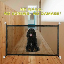 USA Large Pet Dog Baby Safety Gate Mesh Fence Portable Guard Indoor Home Kitchen Baby Safety Gate price