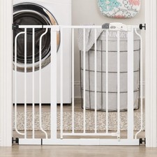 Regalo Safety 29-38.5" Baby Gate, White + Installation & Setup Service Baby Safety Gate price