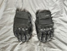 Pando Onyx Black Leather Motorcycle Gloves, Size L Men's Gloves price