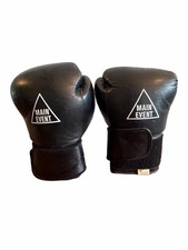Men's Black Training Boxing Gloves with Hook-and-Loop Wrist Men's Gloves price