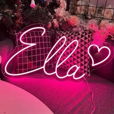 Custom LED Name Neon Sign Personalized Light Kids Bedroom Wall Decor LED Wall Art price