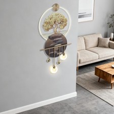 Wall Art Decor w/ Led Light Wall Sculpture Painting Decor Art For Living Room LED Wall Art price