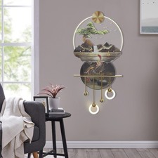 LED Wall Art Decor w/ Clock Wall Art Decor With Led Light & Clock Modern LED Wall Art price