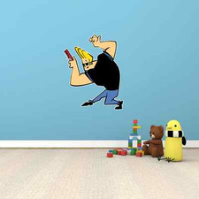 Johnny Bravo Funny Cartoon Kids Baby Room Wall Decor Sticker Decal 20"X25" Baby Room Wall Decor price