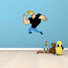 Johnny Bravo Funny Cartoon Kids Baby Room Wall Decor Sticker Decal 24"X20" Baby Room Wall Decor price