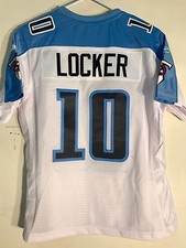 Reebok Women's Premier NFL Jersey Tennessee Titans Jake Locker White sz M Women's Jersey price