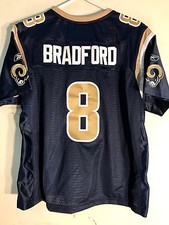 Reebok Women's Premier NFL Jersey St. Louis Rams Sam Bradford Navy sz L Women's Jersey price