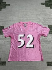 Nfl Football Jersey Womens Medium Pink 52 R.Lewis Pullover Women's Jersey price