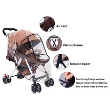 Universal Stroller Rain Cover With See-Through Window Stroller-Pram Rain Cover price