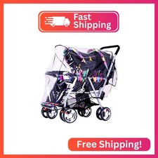 Universal Stroller Rain Cover for Pushchair Pram Rainproof Dustproof Windproof R Stroller-Pram Rain Cover price