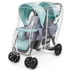 Double Stroller Rain Cover  for Tandem Double Stroller Rain/Wind/Snow/Cold/Dust Stroller-Pram Rain Cover price