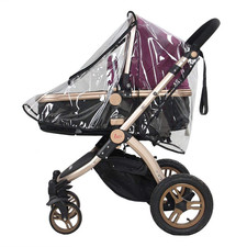 Baby Stroller Rain Cover, Universal Pram Accessory Front Opening Rain Cover PVC Stroller-Pram Rain Cover price