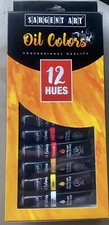 Sargent Art Oil Colors Professional Quality 12 Hues Paint Set 12 ml each New Oil Paint price