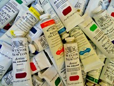 Winsor & Newton Artists' Oil Colours, 37 ml tubes, flat rate shipping Oil Paint price