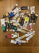 Lot of 25+ Fine Art Oil & Tempera Paint Tubes Assorted Colors Artist Supplies Oil Paint price