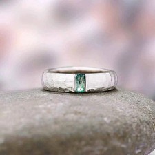Natural Moss Agate Ring 925 Sterling Silver Men Ring Signet Men Ring Men's Gift Sapphire Ring price