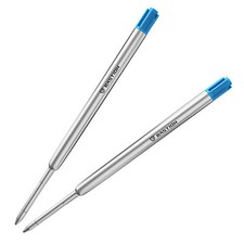 BASTION Ink Refill 2x Blue Gel Fine Tip 0.55mm for Bolt Action Pen Cartridge Set Pen Cartridge & Ink price