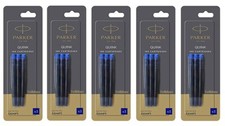 15 X Parker Blue Ink Cartridges Refills for Aster Vector Frontier Fountain Pen Pen Cartridge & Ink price