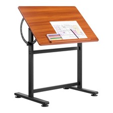 Uimoso Drafting Table Adjustable 0°–90° Tilt Wooden Drawing Desk with H-Frame Drawing Table price