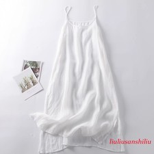 Women Sheer Slip Dress Extender Petticoat Camisoles Cotton Full Long Slip Dress Slip Dress price