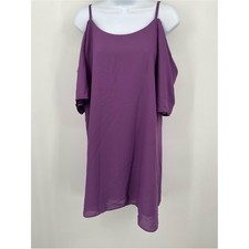 Oyanus Purple Spaghetti-Strap Slip Dress Size M Slip Dress price