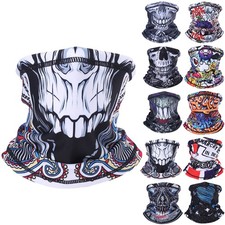 Skull Mask Neck Gaiter Scarf Headwear Halloween Mask Balaclava Face Mask Bandana Unisex Neck Warmer price