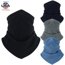 Winter Fleece Neck Gaiter Windproof Ski Half Face Mask Scarf Warmer Balaclavas Unisex Neck Warmer price