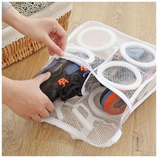 1/2Pcs Laundry Bag Shoes Washing Drying Separated Mesh Sneakers Protective Pouch Baby Laundry Bag price