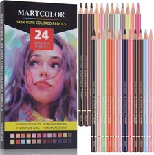 24 Colors Skin Tone Colored Pencils for Portraits and Skintone Artists Color Pen Colored Pencils price