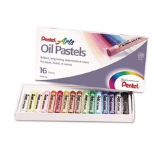 Pentel Arts Oil Pastels, 16 Color Set 1 Count (Pack of 16), Assorted Colors Pastel Paint price