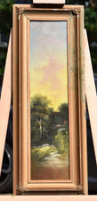 Antique Original Pastel Painting On Paper By Artist William Henry Chandler Pastel Paint price