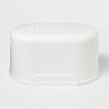 Kids' Single Step Stool White- Pillowfort™: Toddler Bathroom Stepping Stool Baby Step Stool price