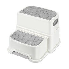 Two Step Stool for Kids Anti-Slip Toddler Toilet Potty Training Stool Anti-Slip Baby Step Stool price