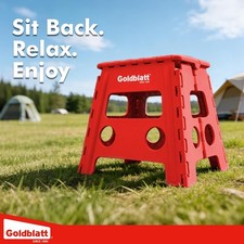 Goldblatt 12.5" Folding Step Stool Heavy-Duty Plastic Stools for Adults and Kids Baby Step Stool price