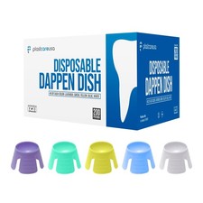 200 Dental Dappen Dishes Mixing Cups for Composite, Bonding, Cement - Disposable Dishes price