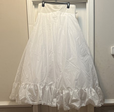 David's Bridal 9795W Full Ball Gown Slip Petticoat White Nylon Plus Size 16W Petticoat price