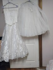 White Tulle Bridal Petticoat Underskirt Slip Skirt, Regular Size M Petticoat price