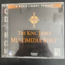 King James Multimedia Bible CD-ROM 1995 PC Windows World Library Software Religious Software price
