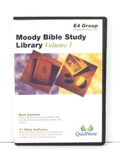 QuickVerse E4 Moody Bible Study Library Vol. 1 PC Software Tested Works Religious Software price