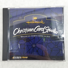 Hallmark Christian Card Studio PC CD make religious Bible greeting cards program Religious Software price