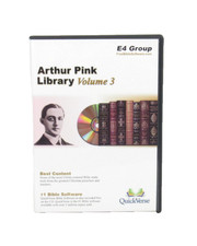 QuickVerse E4 Bible Study Arthur Pink Library Vol. 3 PC Software Tested Works Religious Software price