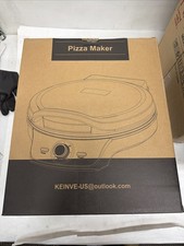 1000W Pizza Maker 8.5 180 Open Nonstick Plate KEINVE 2-in-1 Indoor Griddle Crepe Pizza Makers price