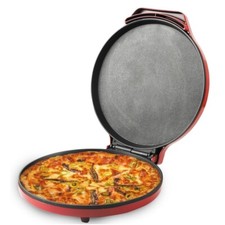Courant 12 Inch Electronic Pizza Maker, Griddle, Multipurpose Oven, Red Pizza Makers price