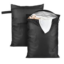 2 PCS Waterproof Wet Dry Bags Reusable for Travel Swimsuit Gym Beach Wet Clothes Baby Wet Bag price