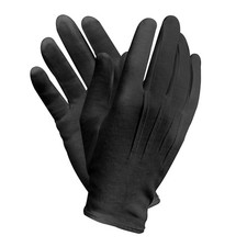 Black Cotton Gloves - men's & women's - Uniform, Parade, Military, Santa Gloves Unisex Gloves price