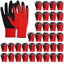 36 Pairs Garden Gloves Bulk for Men , Coated Safety Work Gloves, Nitrile Wear... Unisex Gloves price