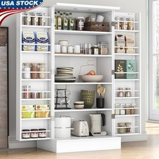 Freestanding Kitchen Pantry Storage Cabinet Adjustable Multi-level Shelves New Kitchen Cabinet / Furniture price
