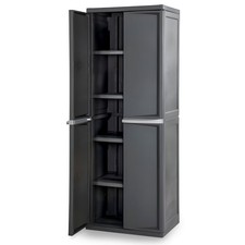 Sterilite Storage Cabinet, Garage, Pantry, & Kitchen Organizer, 4 Shelves, Gray Kitchen Cabinet / Furniture price
