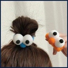Girls Big Eyes Hair Tie Elastic Hair Band Candy Color Kids Hair Accessory 2–16 Y Baby Hair Band price